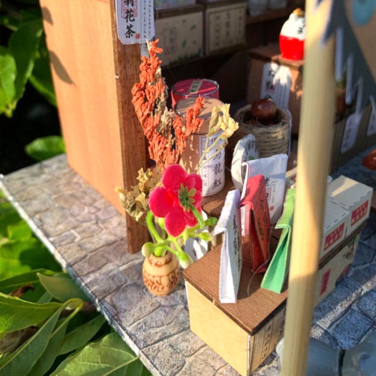 Miniaturowy domek - Chińska herbata