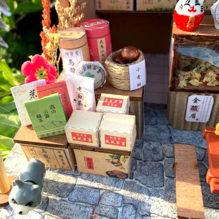 Miniaturowy domek - Chińska herbata