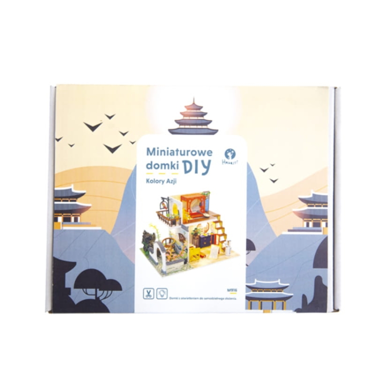 Miniaturowy domek - Kolory Azji