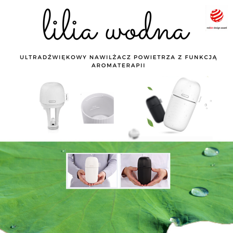 Lilia wodna - nawilżacz z aromaterapią