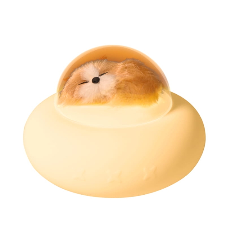 Silikonowa lampka nocna z pieskiem UFO