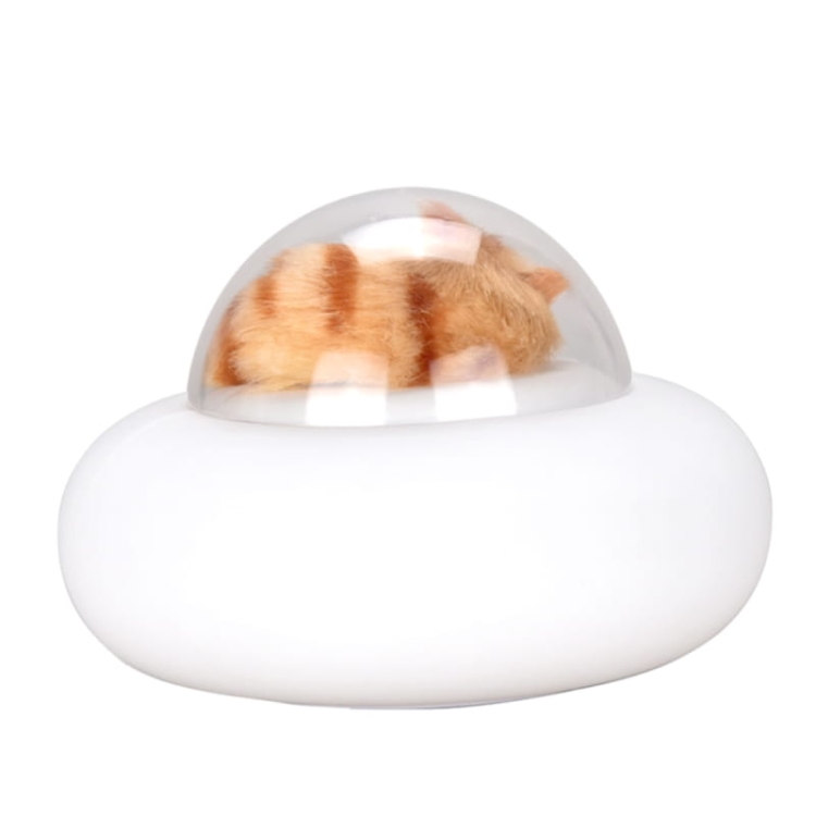 Silikonowa lampka nocna z pieskiem UFO