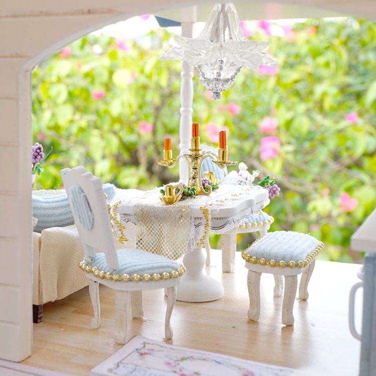 Miniaturowy domek - Amerykański cottage