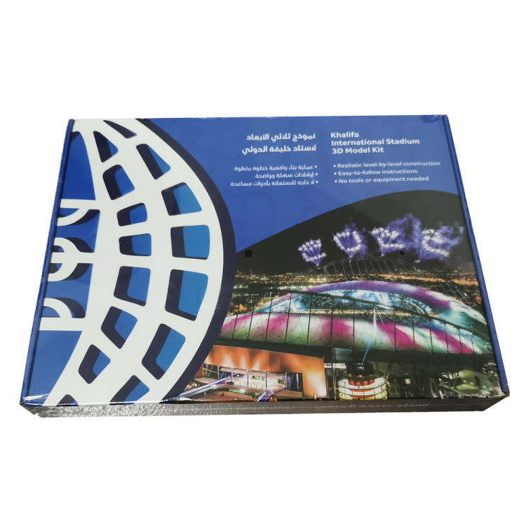 Stadion piłkarski Doha FC - "Khalifa International" Stadium Puzzle 3D 90 elementów