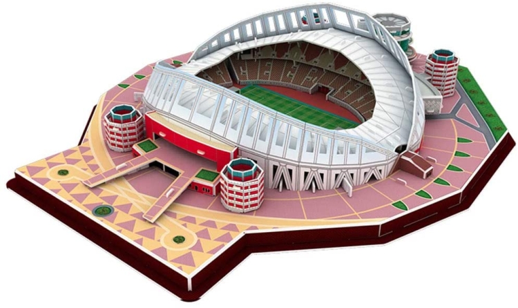 Stadion piłkarski Doha FC - "Khalifa International" Stadium Puzzle 3D 90 elementów