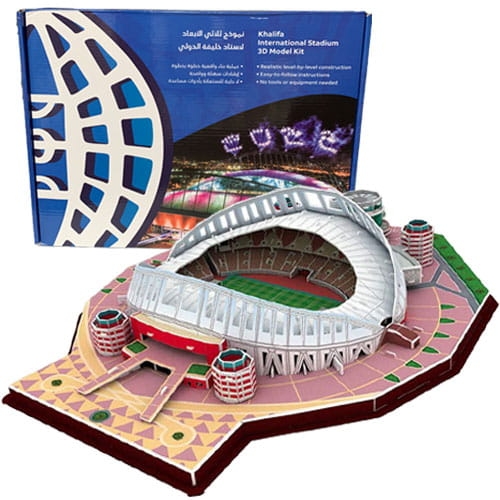 Stadion piłkarski Doha FC - "Khalifa International" Stadium Puzzle 3D 90 elementów