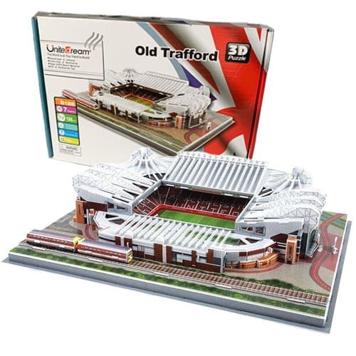 Stadion piłkarski - OLD TRAFFORD - Manchester United FC - Puzzle 3D 186 elementów