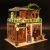 Miniaturowy domek - Kawiarenka pod tęczą