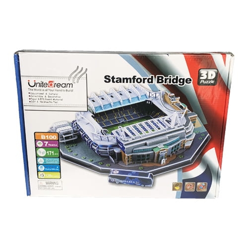 Stadion piłkarski Chelsea FC - "Stamford Bridge" Stadium Londyn Puzzle 3D 171 elementów