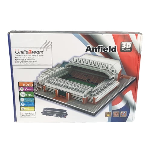 Stadion piłkarski Liverpool FC - "Anfield" Stadium Puzzle 3D 165 elementów
