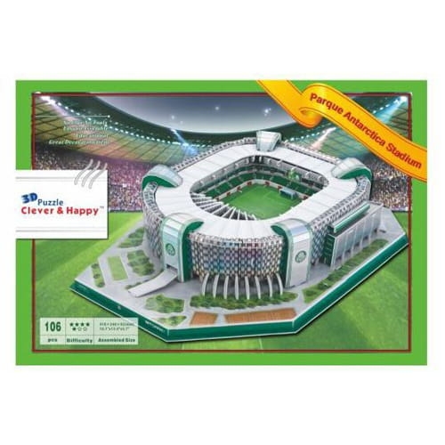 Stadion piłkarski - ALLIANZ PARQUE – Palmeiras FC – Puzzle 3D 106 elementów