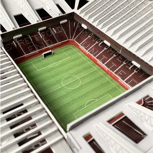 Stadion piłkarski - OLD TRAFFORD - Manchester United FC - Puzzle 3D 186 elementów