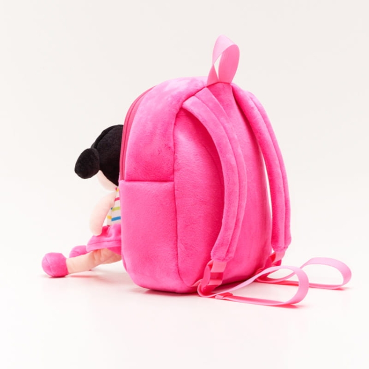 Różowy plecaczek z odpinaną lalką „Lilly”
