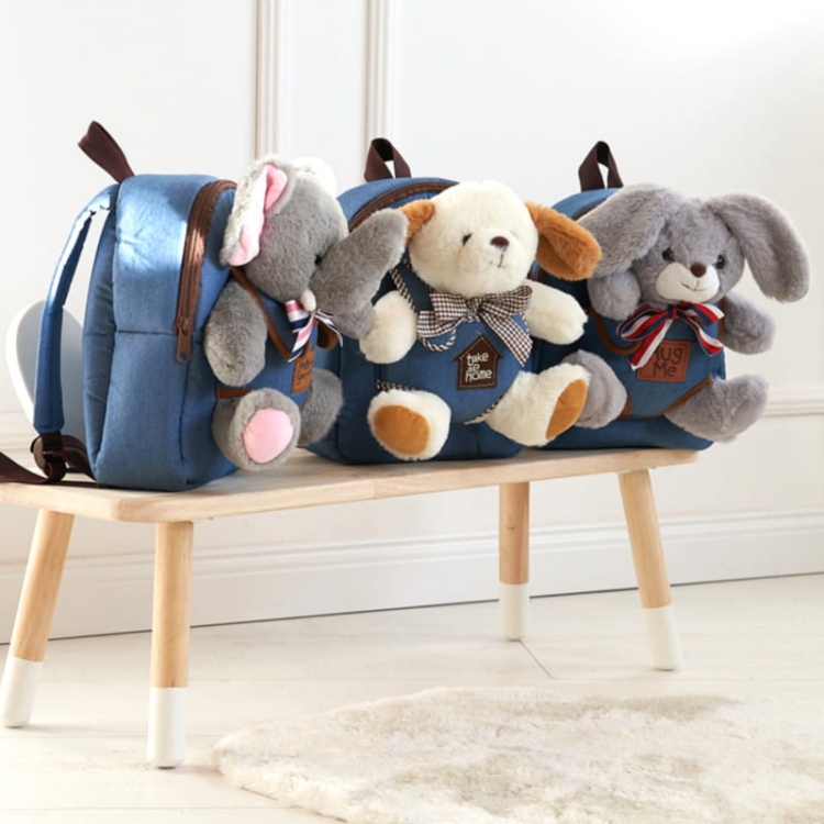 Plecak pluszowy z PIESKIEM Terrier puppy CUTE ANIMALS