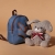 Plecak pluszowy z KRÓLIKIEM Grey Bunny CUTE ANIMALS