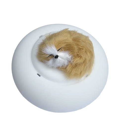 Silikonowa lampka nocna z pieskiem UFO