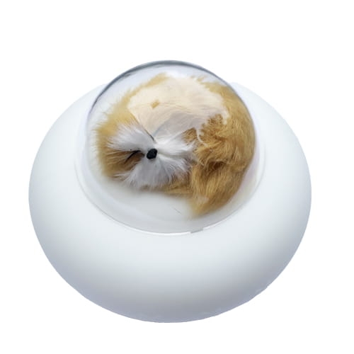 Silikonowa lampka nocna z pieskiem UFO