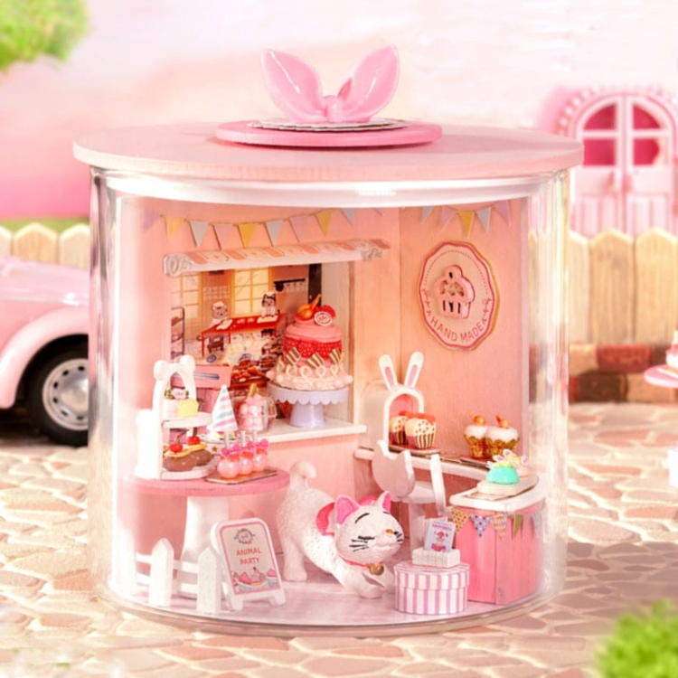 Miniaturowy domek - Pudełko z ciasteczkami
