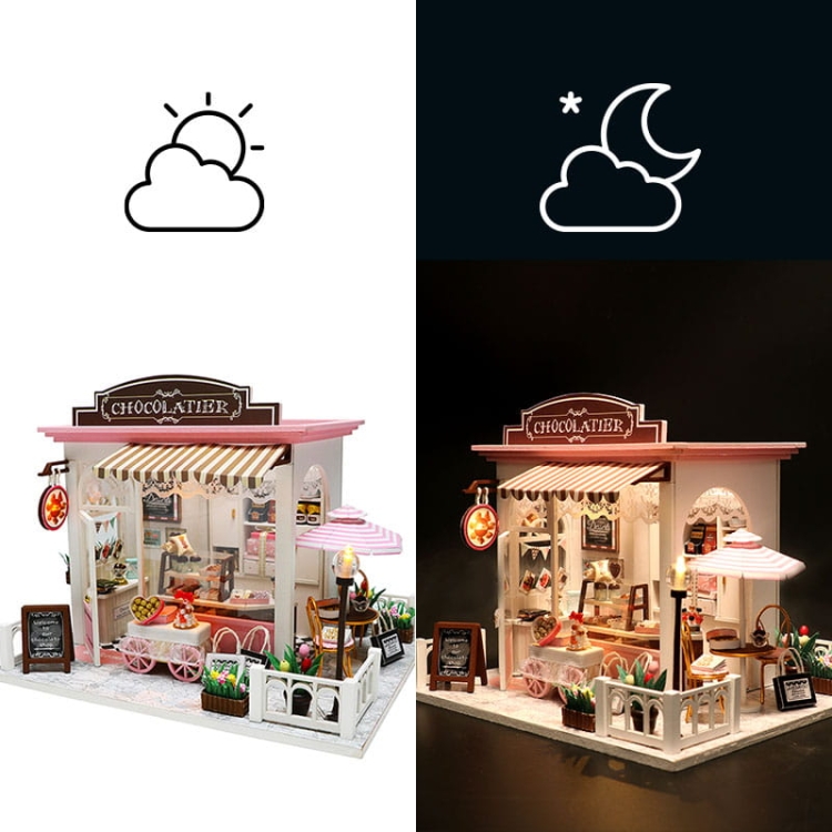 Miniaturowy domek - Cukiernia za rogiem*