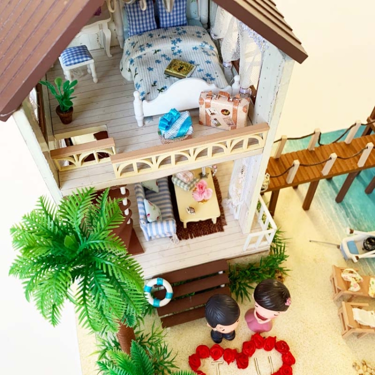 Miniaturowy domek - Willa na Malediwach