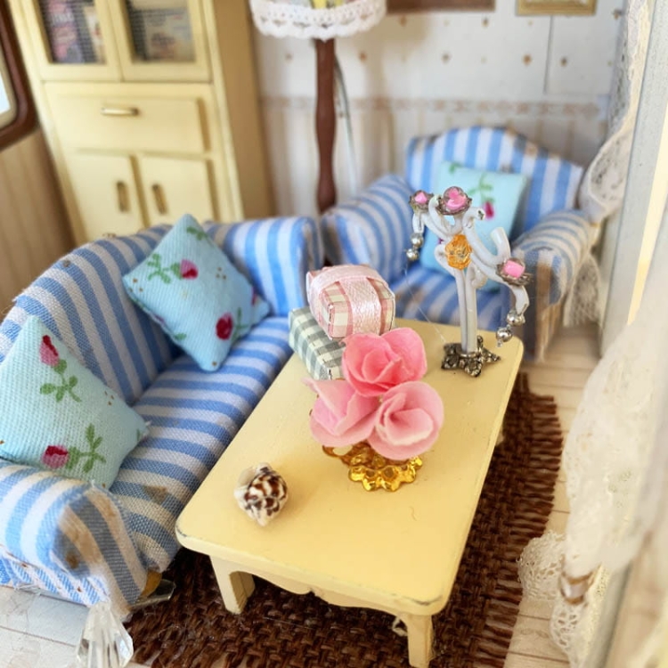 Miniaturowy domek - Willa na Malediwach