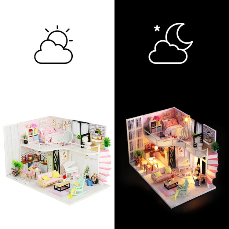 Miniaturowy domek - Różowa melodia Ani