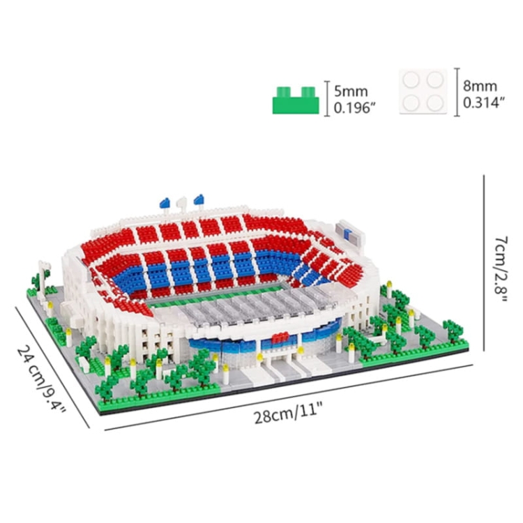 Stadion piłkarski - CAMP NOU - 3500 elementów - Atomic Building