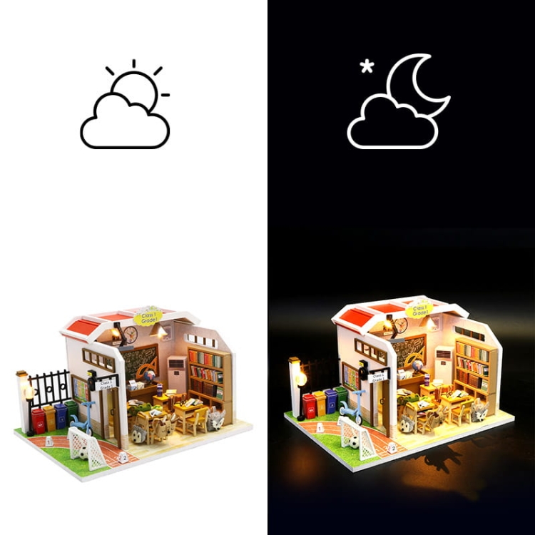 Miniaturowy domek - Wesoła szkoła
