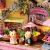 Miniaturowy domek - Kolorowy ryneczek