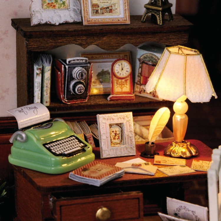 Miniaturowy domek DIY - Eleganckie studio