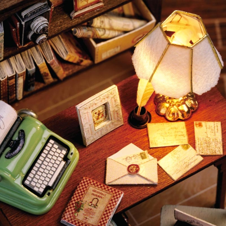 Miniaturowy domek DIY - Eleganckie studio