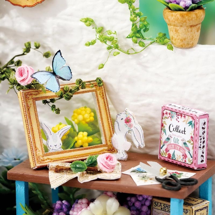 Miniaturowy domek DIY - Tajemniczy ogród