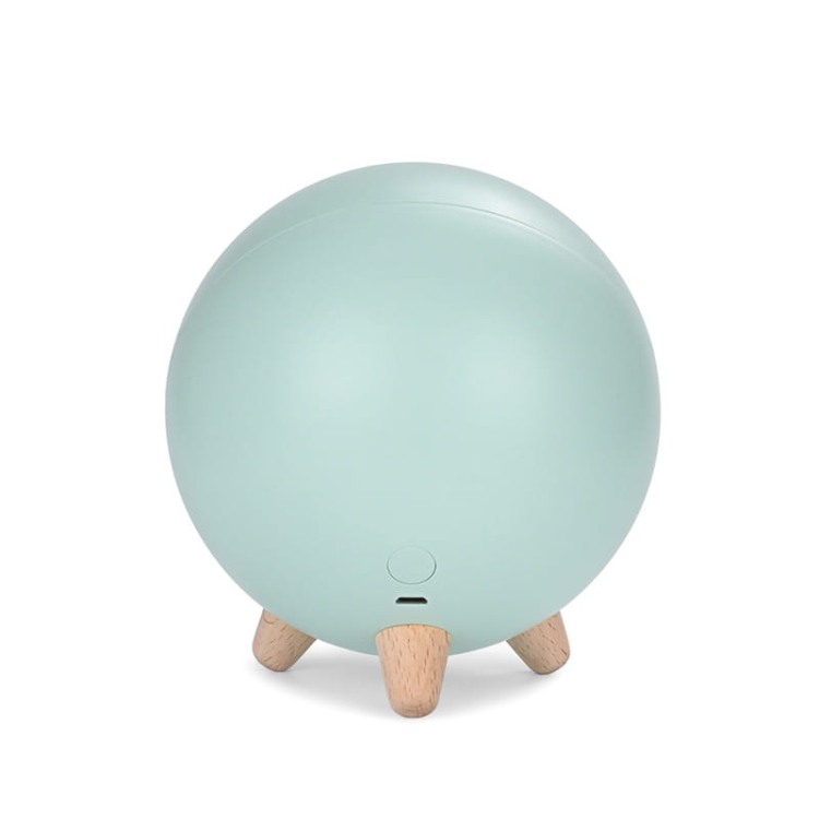 Lampka nocna z kotkiem - seledynowa