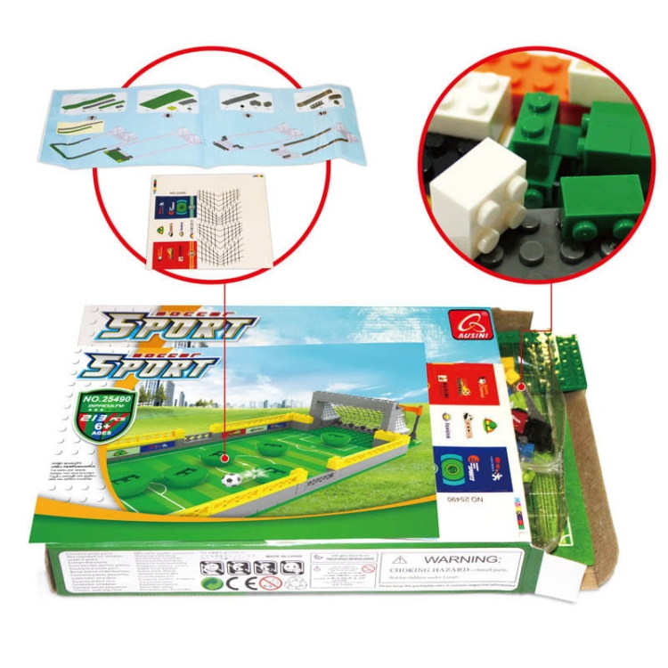 Stadion piłkarski AUSINI - klocki 213 elementów