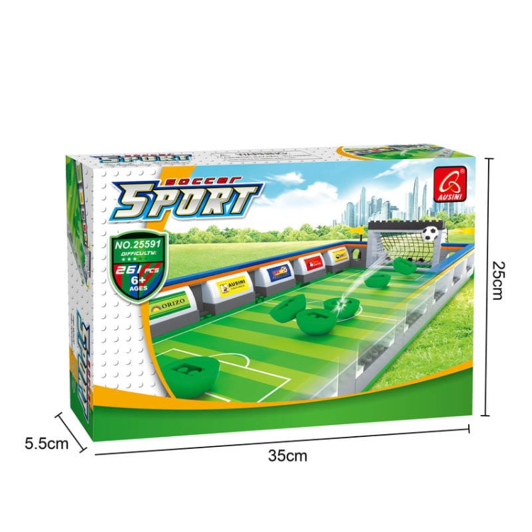 Stadion piłkarski AUSINI - klocki 273 elementy