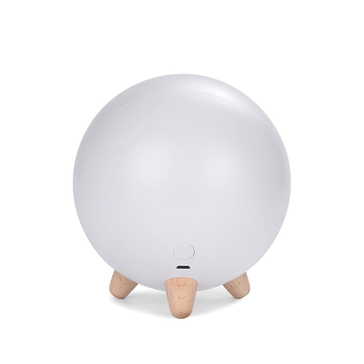 Lampka nocna z kotkiem - biała