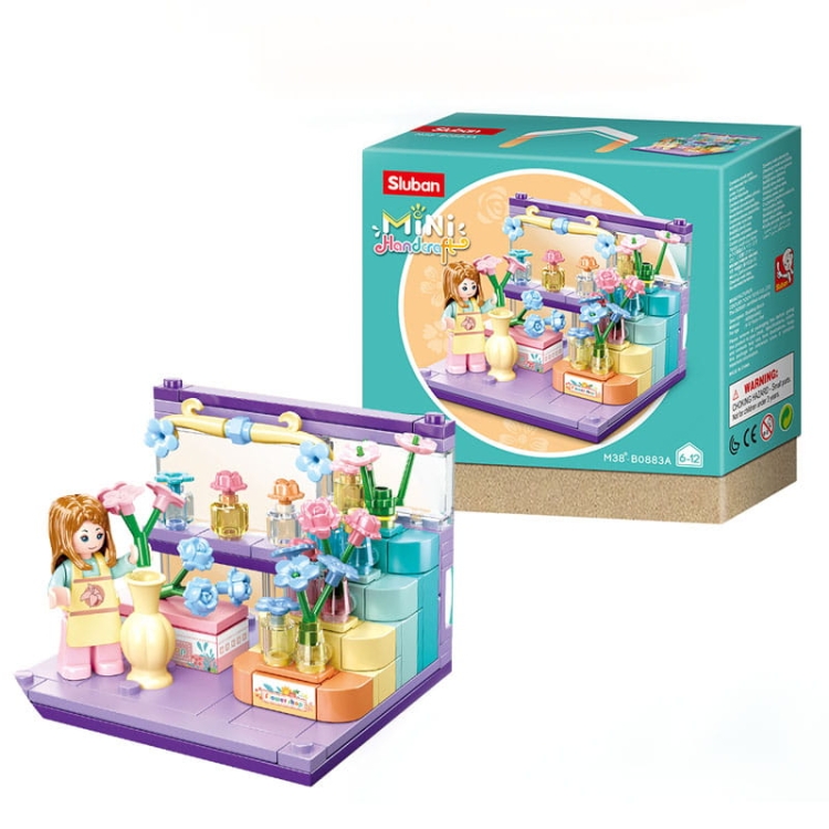 KWIACIARNIA - mini pokoik klocki - Sluban B0883A - 124 elementy