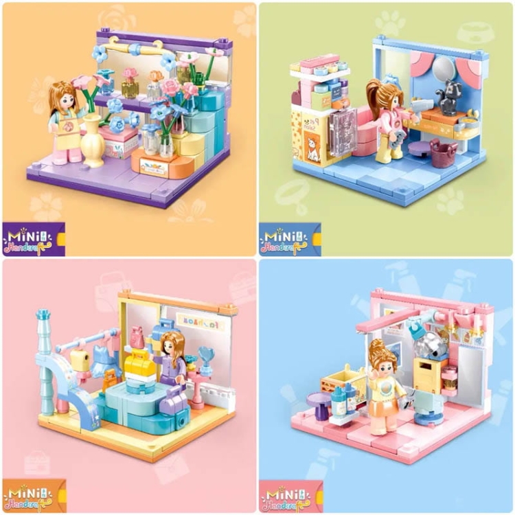 Mini pokoik klocki - Sluban B0883 - Seria: Ciekawe zawody