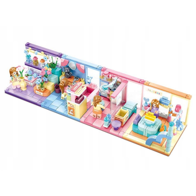 Mini pokoik klocki - Sluban B0883 - Seria: Ciekawe zawody