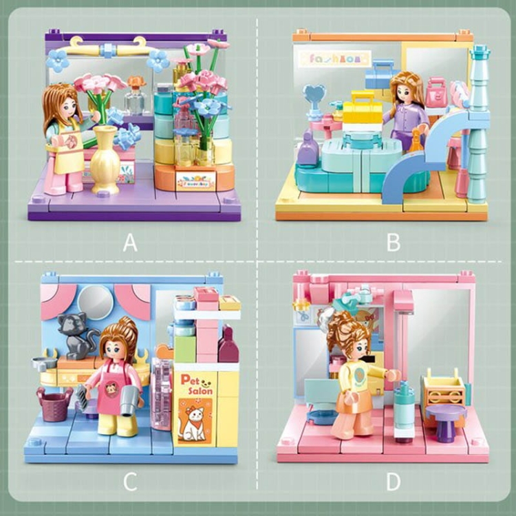 Mini pokoik klocki - Sluban B0883 - Seria: Ciekawe zawody