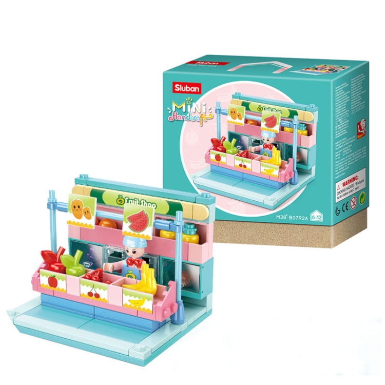 STRAGANIK - mini pokoik klocki - Sluban B0792A - 99 elementów