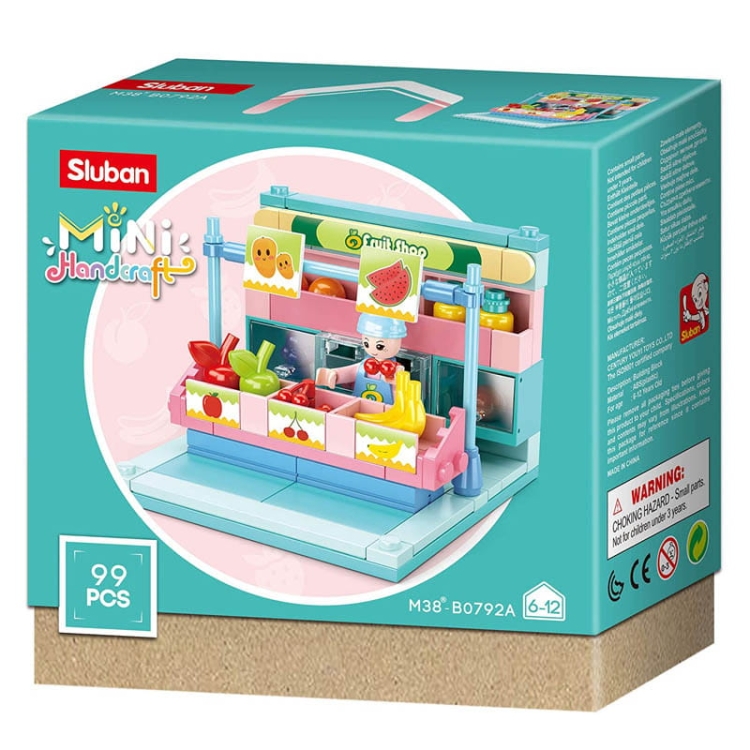 STRAGANIK - mini pokoik klocki - Sluban B0792A - 99 elementów