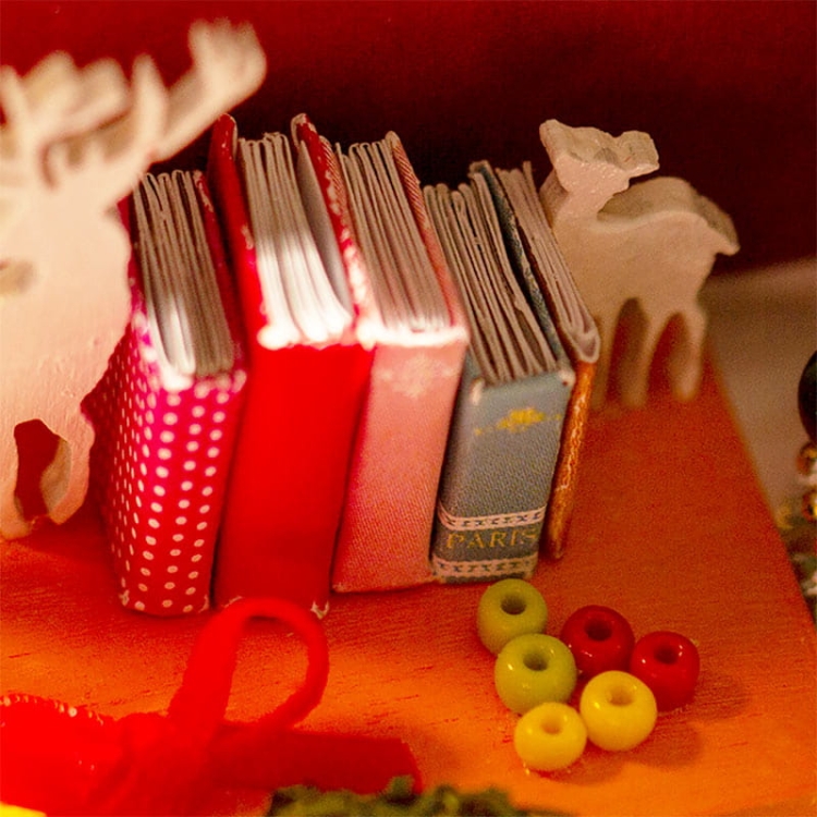 Miniaturowy domek - Jingle bells