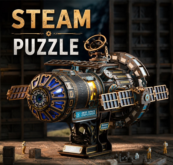 Steam puzzle 3D