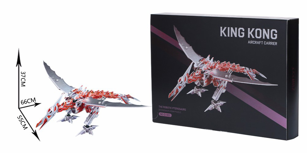 Dinozaur Pterodaktyl Puzzle 3D