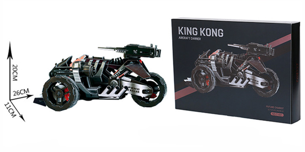 Futurystyczny motor Puzzle 3D